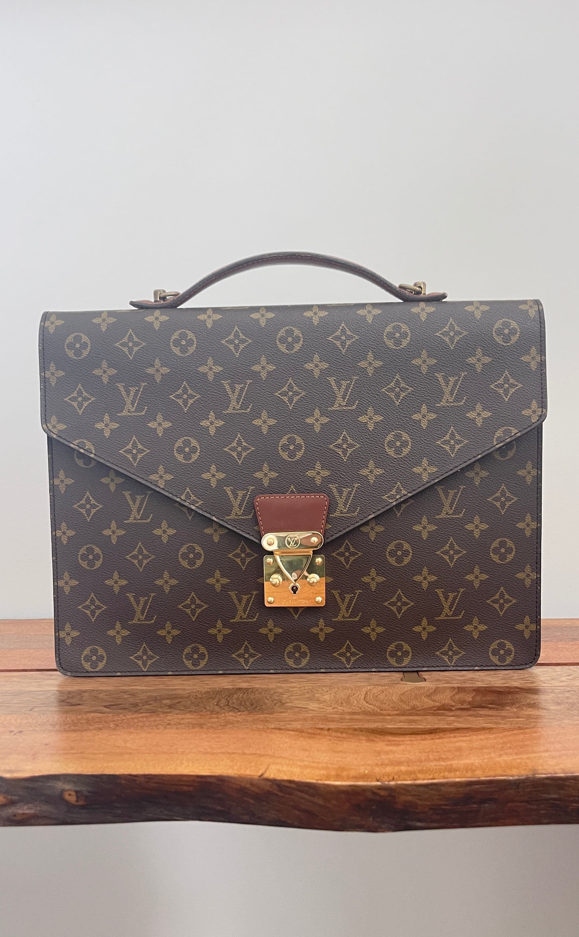 Louis Vuitton Vintage Briefcase (original leather strap included